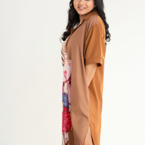 Graphic Shirt Dress - Image 2