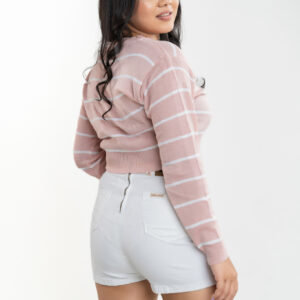 Women's Casual Wide-Leg Denim Shorts With Skirt Overlay - Image 2