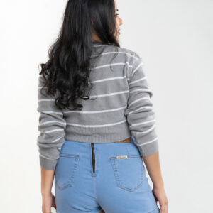 Women's Casual Wide-Leg Denim Shorts With Skirt Overlay - Image 2