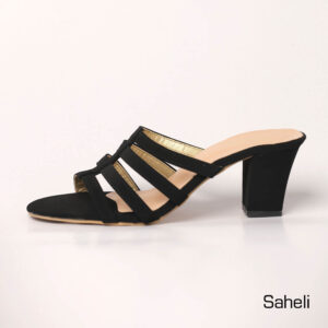 Saheli Strappy Elegance Sandals - Black - Image 2