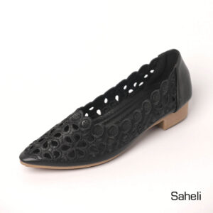 Blossom Cutout Comfort Flats - Black - Image 1