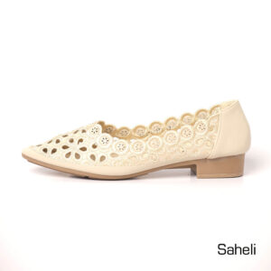 Blossom Cutout Comfort Flats - Beige - Image 2