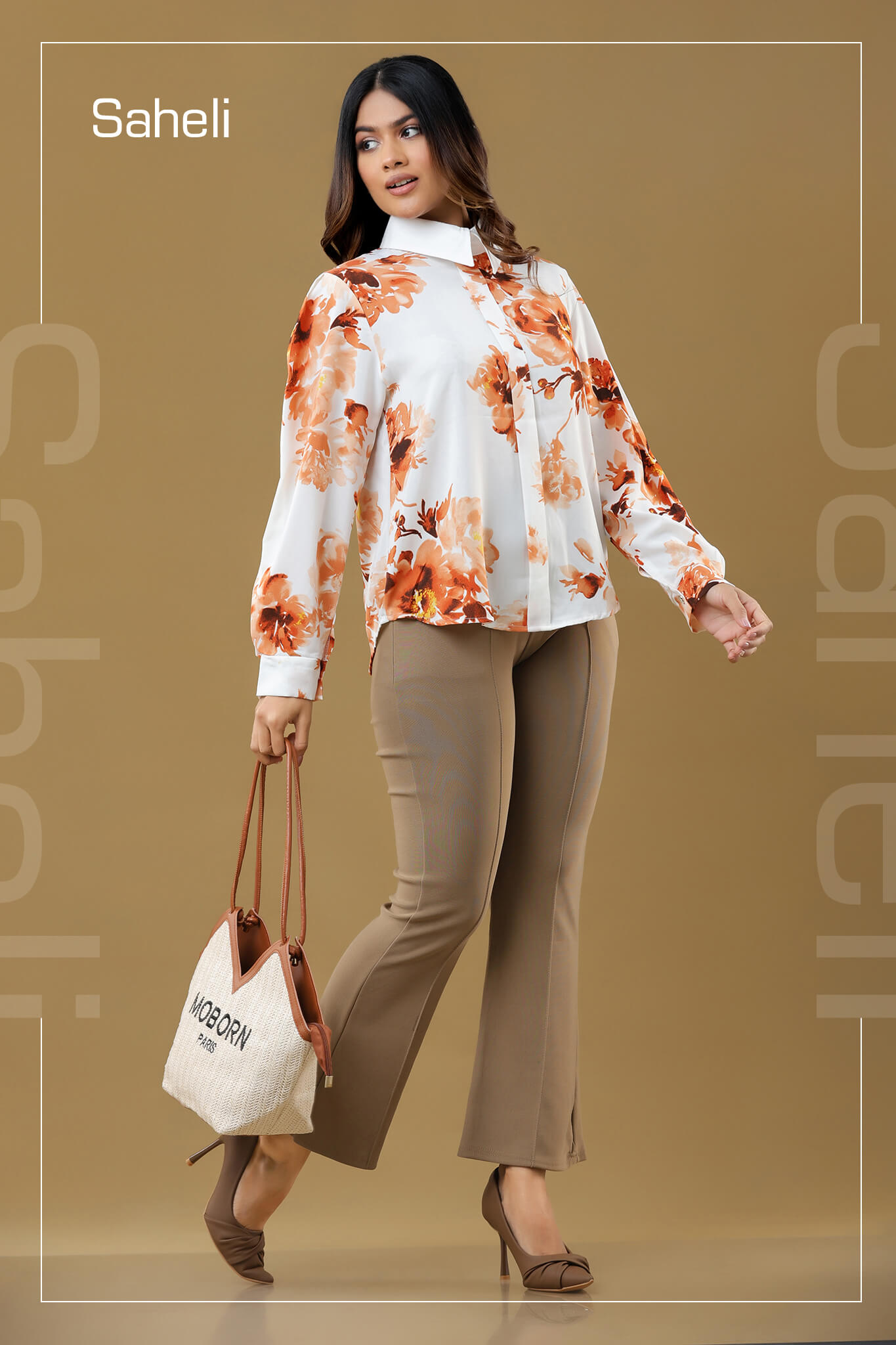 Elegant Straight-Cut Office Trouser