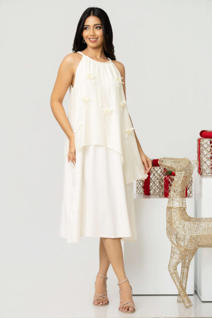 Snowfall Grace Layered Dress