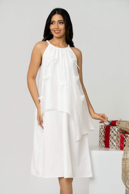 Snowfall Grace Layered Dress